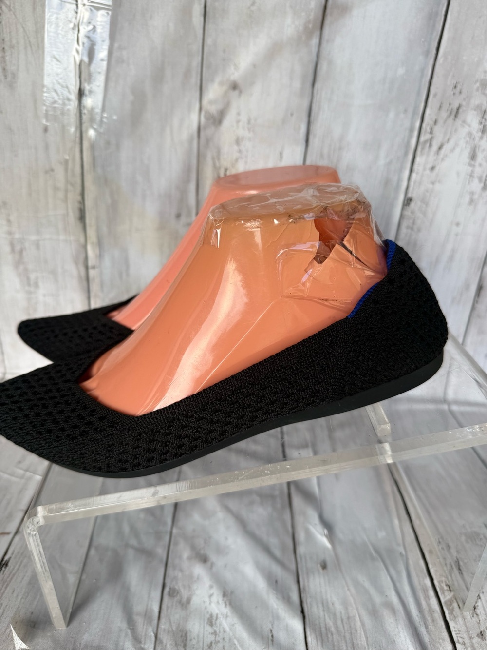 Rothy's Black Knit Women's Slip-On Flats - Picture 2 of 7